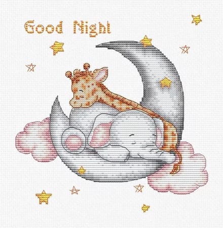 Luca-S Good Night borduren (pakket) B1192