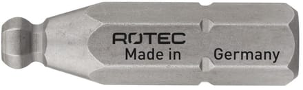Rotec PRO Insertbit inbus SW5,0 L=25mm C 6,3 Kogelkop BASIC