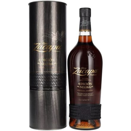 Ron Zacapa Centenario EDICIÓN NEGRA Sistema Solera Gran Reserva 43% Vol. 1l in geschenkverpakking
