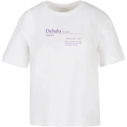 Dames-T-shirt Miss Tee Delulu Definition