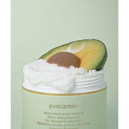 [ELIMERE] Avocamo Intensief Herstellend Haarmasker 300ml beige
