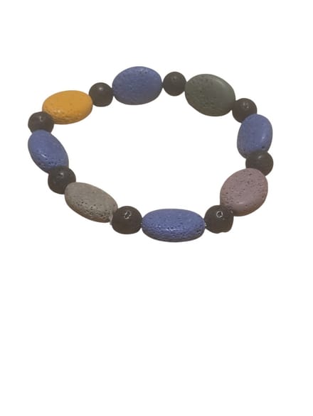 Lavasteen armband