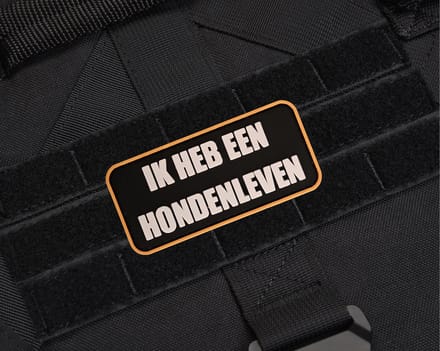 Always Prepared® Hondenleven patch klittenband - 2 stuks - Geschikt voor hondentuigen