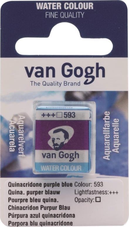 Aquarelverf - 593 Quinacridone Purper Blauw - van Gogh - Napje