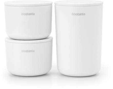Brabantia ReNew Opbergpotjes Set - 3-delig - White