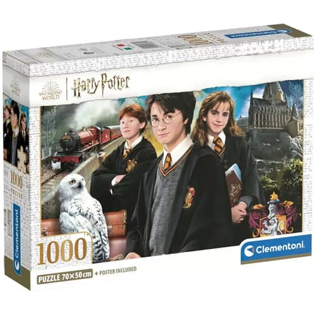 Clementoni - Puzzel - 1000 Stukjes - Harry Potter Compact Box - Vanaf 14 Jaar
