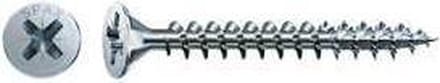 Spax spaanplaatschroef vz pk 2.5x20mm pz1