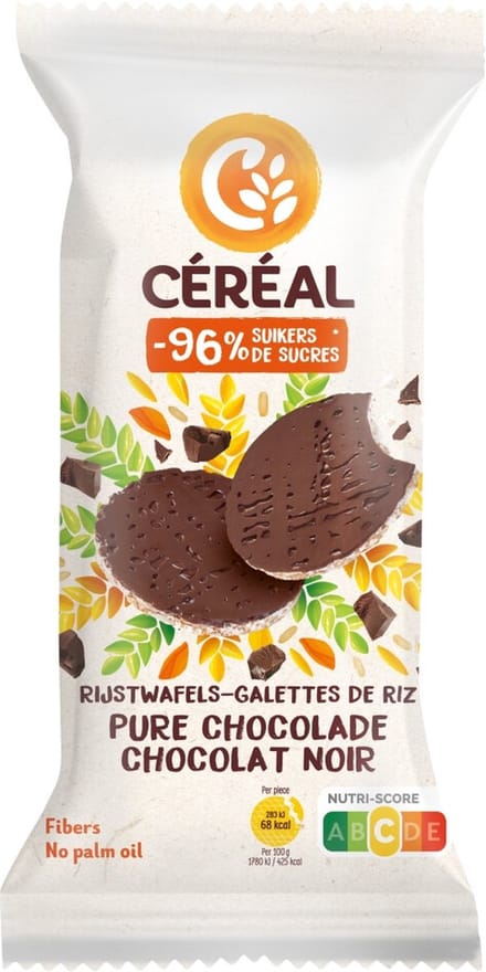 Céréal Rijstwafels Puur - 3 x 130 gr - Voordeelverpakking