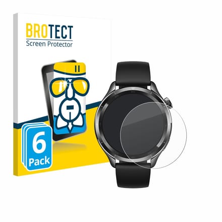 Screenprotector 6 Stuks voor Xiaomi Watch S4 (47 mm) Beschermglas transparant