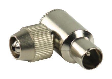 Valueline - Coaxconnector VLSB40905M - Metaal - Coax Koppelstuk