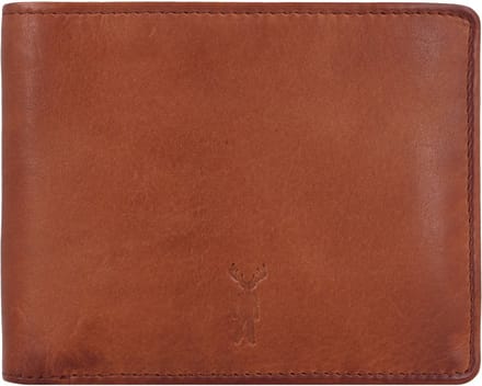 Jack Kinsky Nelson Portemonnee RFID Leer 13 cm - Jongens - Horizontaal - cognac
