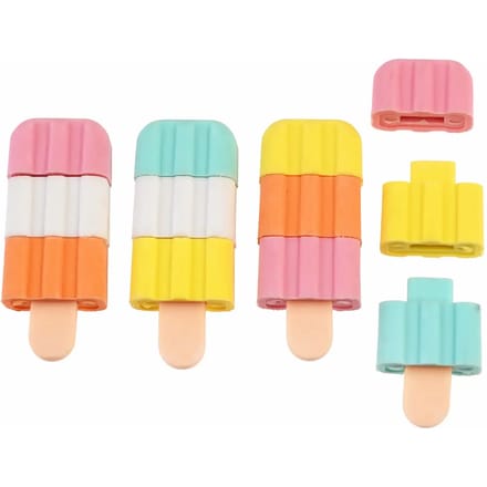 Lollyvormige kauwgom Rex London (x4)