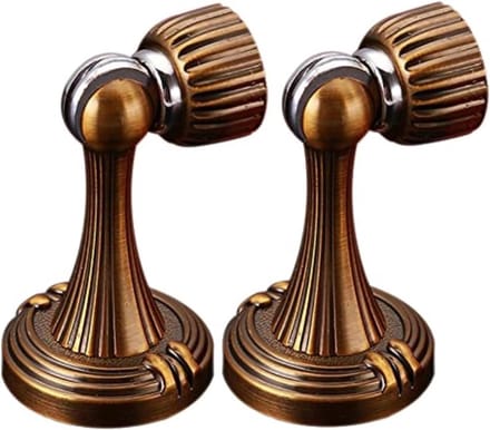 Deurstopper Set - Magnetische Deurvanger - Deur Open Houden - Zachte Sluiting - 2 stuks - Geel