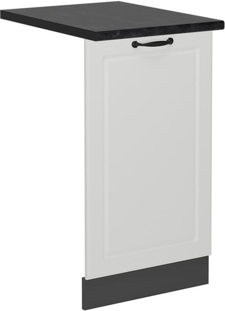 Vicco R-Line Vaatwasserfrontpaneel – 45 cm, WB Antraciet Wit Landhuis
