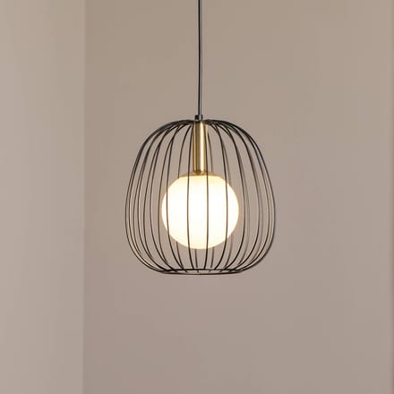 BELL 1 S Hanglamp - Modern Wit/Zwart - Sigma Verlichting