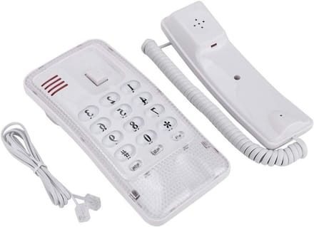Hoteltelefoon - Vaste telefoon - Communicatie in hotel - Energiebesparend ontwerp - N.v.t. - Wit