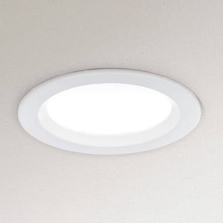 ORION Dimbaar LED inbouwlamp Spock Ø 9 cm wit