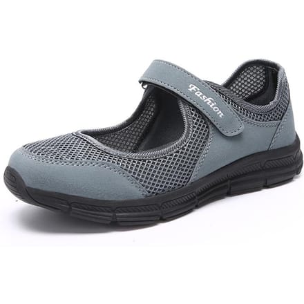 Dames van middelbare leeftijd Casual mode holle platte bodem knoop luie sneakers maat 35-43 36