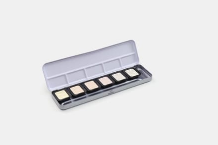FINETEC® Iriserende aquarelverf set Pixie Dust | 6 kleuren