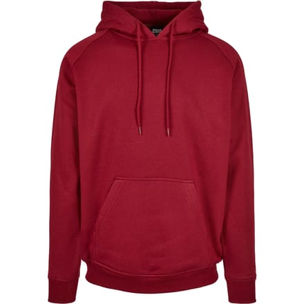 Urban Classics - Blank Hoodie/trui - M - Bordeaux rood