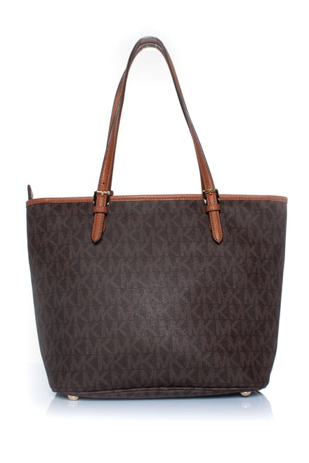 Michael Kors Jetset canvas shopper met logo
