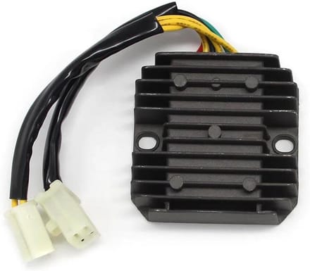 Motor Gelijkrichter - Spanningsregelaar - Motor Opladen - Efficiënte Warmteafvoer - 6-Draads - Zilver