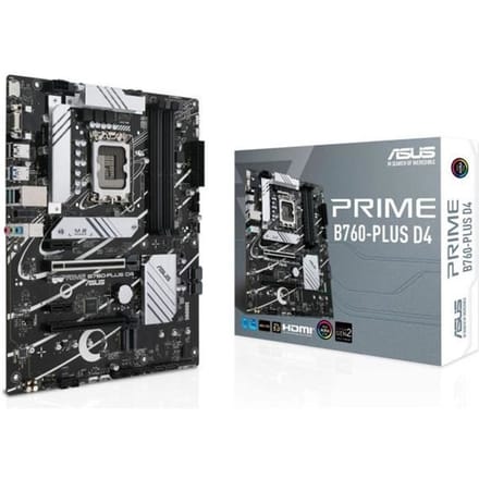 ASUS PRIME B760-PLUS D4 (V2) Moederbord - Intel B760 - Intel LGA1700 - DDR4 RAM - ATX
