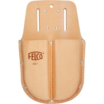 Felco 921 Dubbele Leren Holster Voor Snoeischaren Met Riemclip