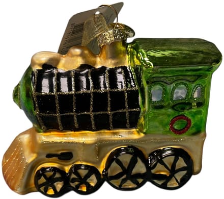 Crazy kersthanger trein 13.5 x 11.5 x 6 cm