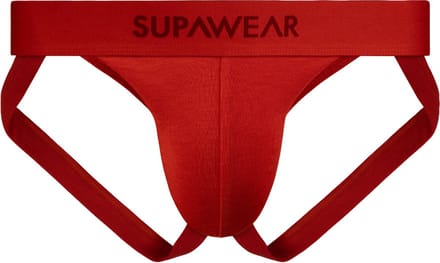 SUPAWEAR Just Supa Jockstrap Red - MAAT M - Heren Ondergoed - Jockstrap voor Man - Mannen Jock