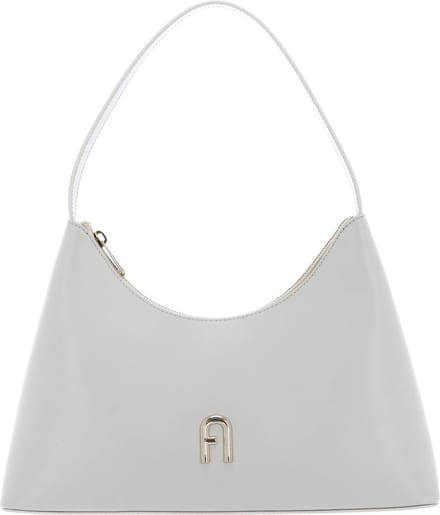 FURLA Leren Schoudertas Diamante Shoulder Bag Marshmallow Crème
