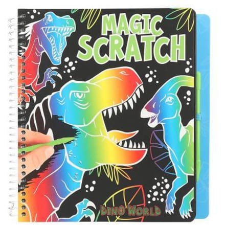 Dino World Magic Scratch boek Educatieve boeken (spelletjes en raadsels)