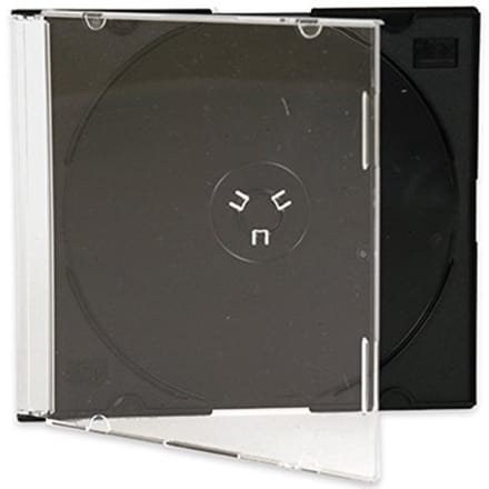 Dailygoody - Cd Dvd cases - Slimline 5.2mm - 25 stuks - Zwart en