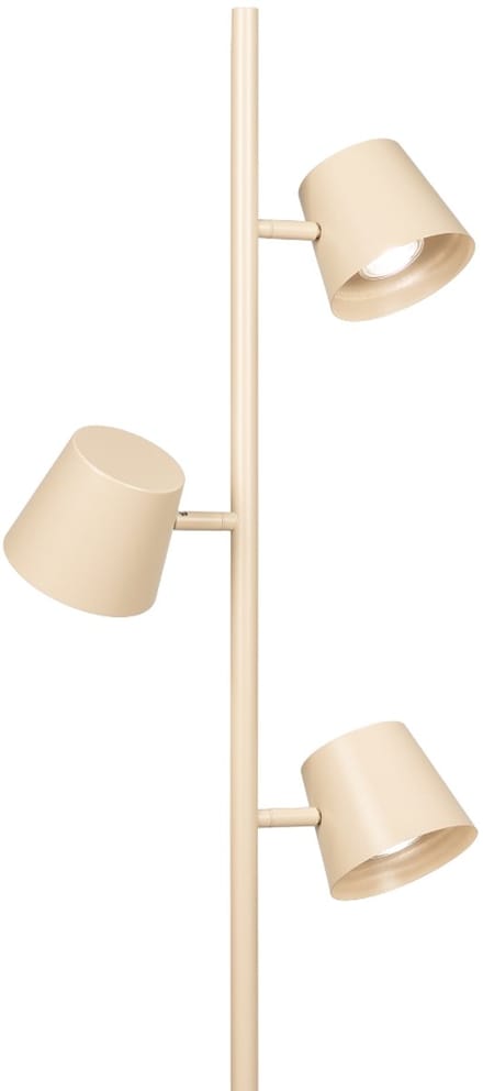 Lumidora Vloerlamp 75748 - SYDNEY - 3 Lichts - GU10 - Beige - Metaal