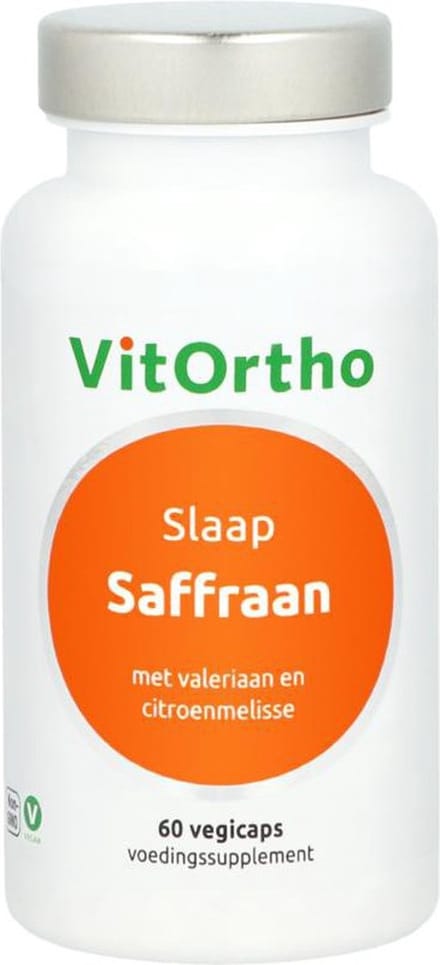 VitOrtho Saffraan slaap 60 Vegetarische capsules