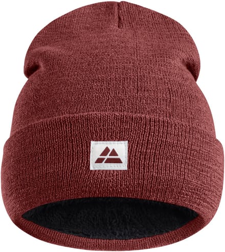 DANISH ENDURANCE Beanie van Gerecycelde Materialen met Polar Fleece - Rood