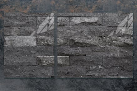 TMK ArtDeko - Snijplank en Ovenscherm - Ceglastig - Glas - 100x52 cm