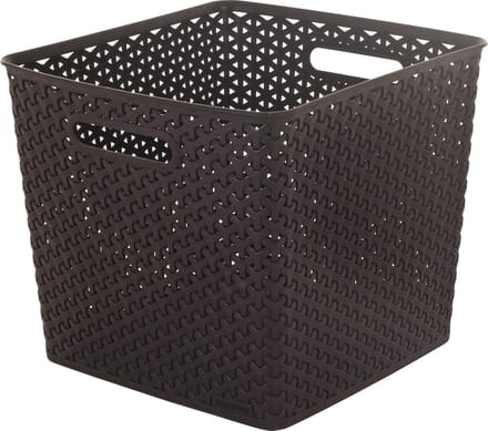Curver My Style Vierkante Mand 25L - Donkerbruin