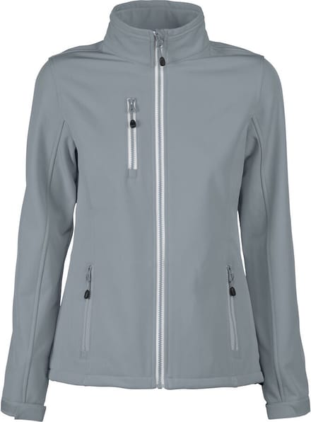 Printer Softshell Jas Vert Lady 2261050 Metaalgrijs - Maat S