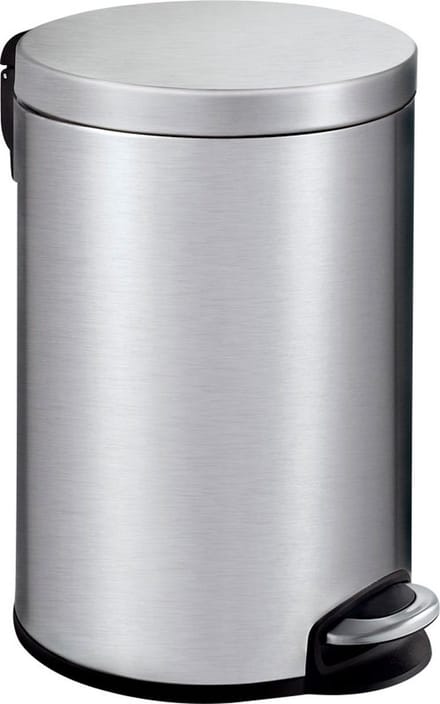 EKO - Serene pedaalemmer 12 liter - Stainless steel Plastic - mat RVS - Prullenbak