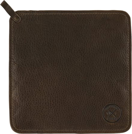 Witloft - Classic pannenlap set van 2 - Handgemaakt - 100% Rundleer - Groen Bruin