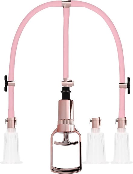 Pumped - Clitoral & Nipple Pump Set Large - Rose Gold