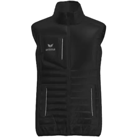 Erima Cmpt Puffer Bodywarmer Heren - Zwart | Maat: M