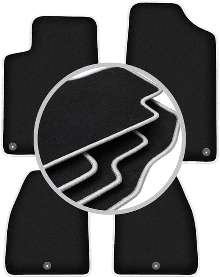 CARLUX-SILVER automatten voor: Citroen C6 sedan (2005-2012)