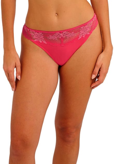 Wacoal - Dames Tanga Most Divine – Geranium – Kant & Microvezel – Sexy & Comfortabel- M