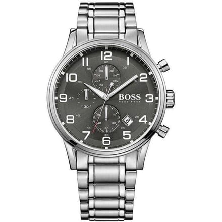 Hugo Boss 1513181 Herenhorloge 44 mm zilver