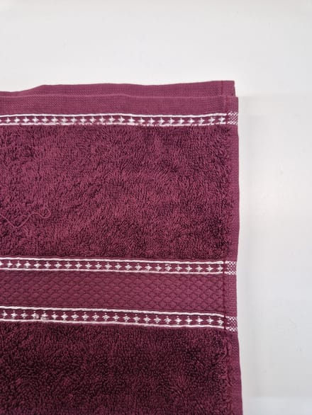 Luxe Handdoek - Bordeaux - 50 x 100 cm