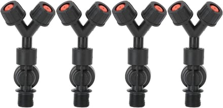 Sproeikop Set - Irrigatie Accessoires - Waterbesparende Irrigatie - Dubbele Verneveling - G3/8 DN10