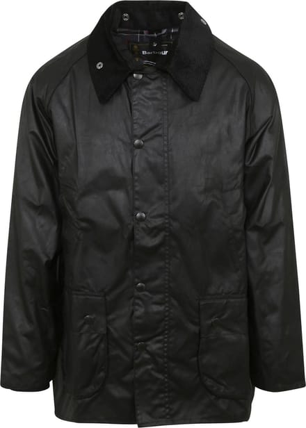 Barbour Bedale Wax Jas Zwart - Maat 56 - Heren - Wax jassen
