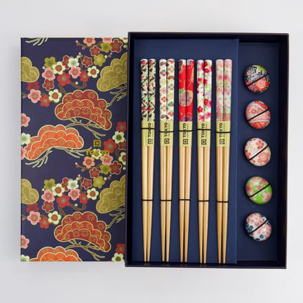 Tokyo Design Studio - Eetstokjes Giftset - 5 Paar